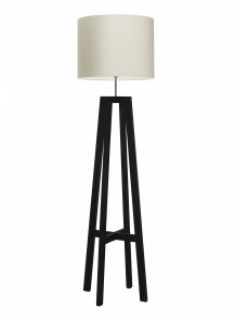 Tripod Wenge Floor Lamp
