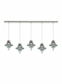 Basilica 5 Light Rectangular Ceiling Plate