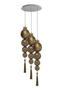Medina 3 Light Pendant Fitting